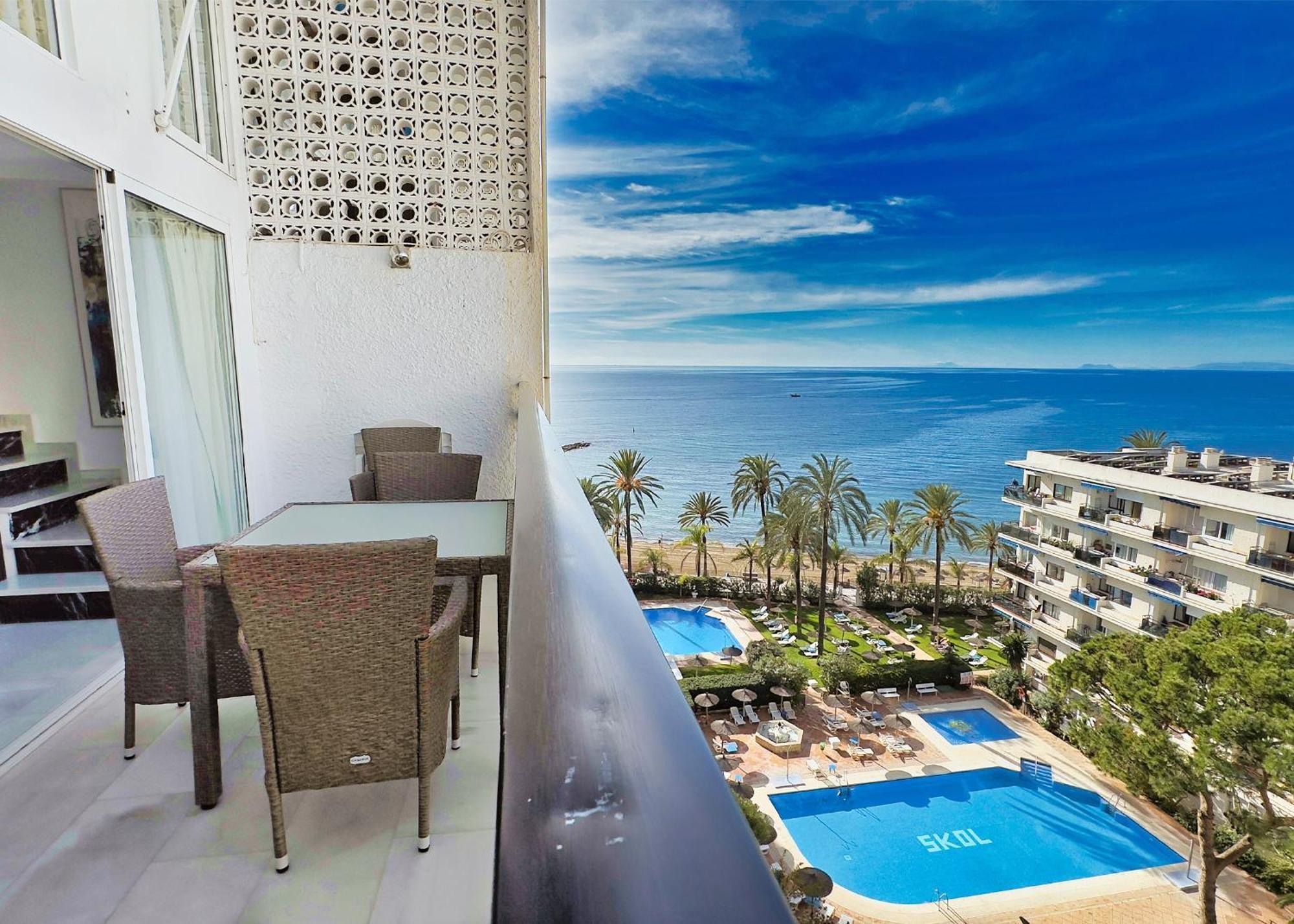 Skol 508 West Facing Duplex Apartment With Amazing Sea Views Марбелья Экстерьер фото